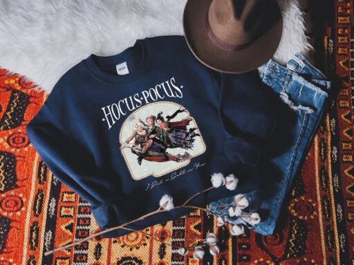 Vintage Hocus Pocus Sweatshirt, Sanderson Sisters Sweatshirt, Halloween Outfit