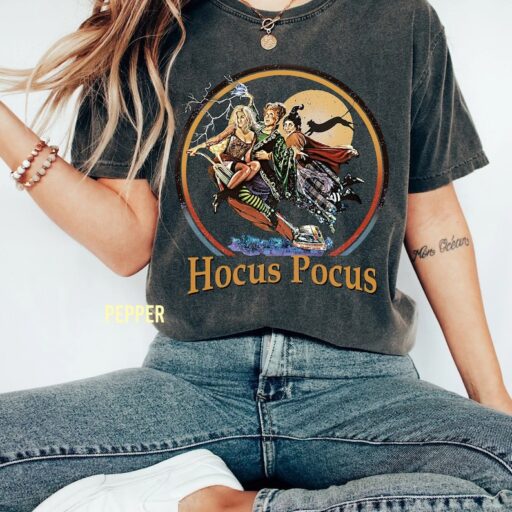 Hocus Pocus Sweatshirt, Vintage Hocus Pocus Sweatshirt, Sanderson Sisters Sweatshirt, Halloween shirt