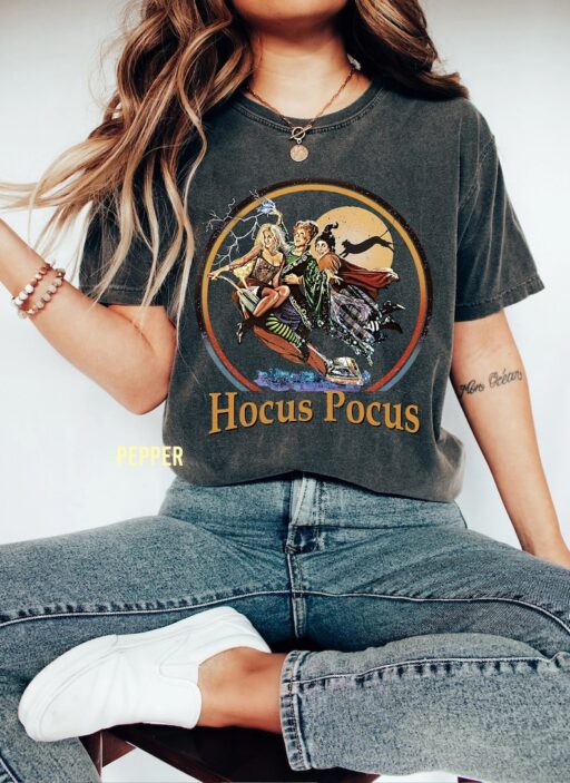 Hocus Pocus Sweatshirt, Vintage Hocus Pocus Sweatshirt, Sanderson Sisters Sweatshirt, Halloween shirt