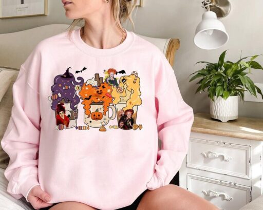 Hocus Pocus Coffee Sweatshirt, Hocus Pocus Sweatshirt, Cute Halloween Gift