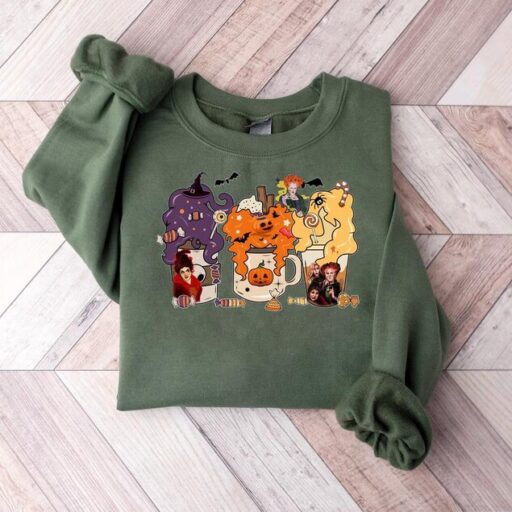 Hocus Pocus Coffee Sweatshirt, Hocus Pocus Sweatshirt, Cute Halloween Gift