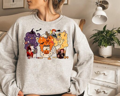 Hocus Pocus Coffee Sweatshirt, Hocus Pocus Sweatshirt, Cute Halloween Gift