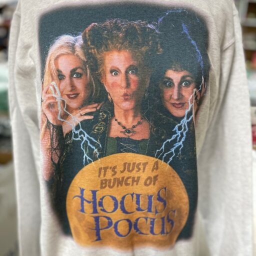Vintage Hocus Pocus Sweatshirt, Cute Halloween Sanderson Three Sisters Witch Sweatshirt