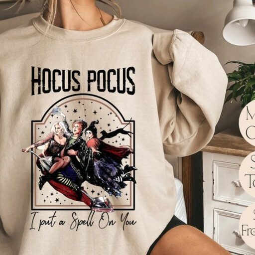 Sanderson Sisters Hocus Pocus Sweatshirt, Disney Halloween Sweatshirt