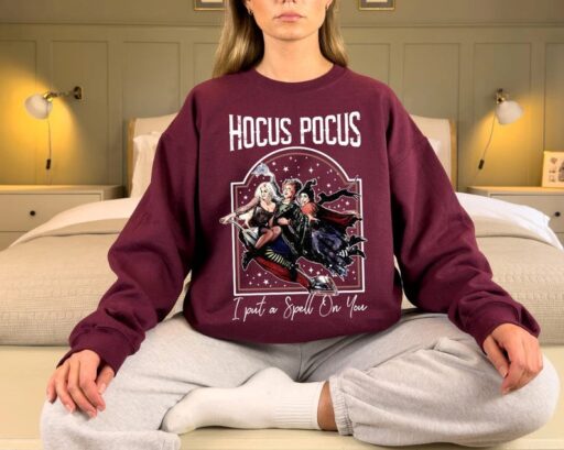 Sanderson Sisters Hocus Pocus Sweatshirt, Disney Halloween Sweatshirt