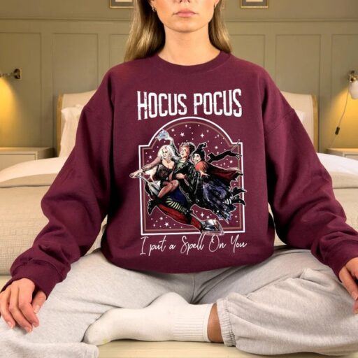 Sanderson Sisters Hocus Pocus Sweatshirt, Disney Halloween Sweatshirt