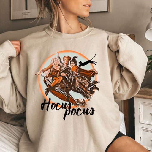 Retro Hocus Pocus Sweatshirt, Sanderson Sweatshirt, Halloween Gift For Family