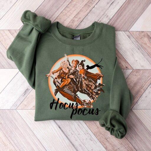 Retro Hocus Pocus Sweatshirt, Sanderson Sweatshirt, Halloween Gift For Family