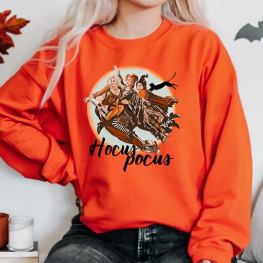 Retro Hocus Pocus Sweatshirt, Sanderson Sweatshirt, Halloween Gift For Family