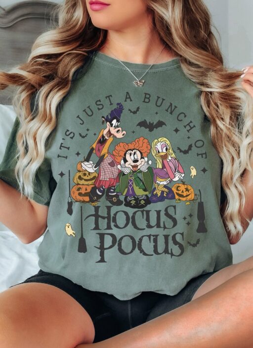 Three Witches Squad Hocus Halloween SweatShirt, Mickey  Sanderson Sisters Shirt, Halloween Shirt