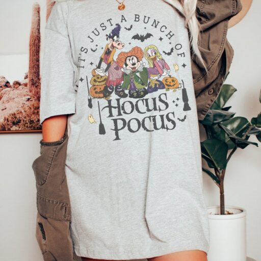 Three Witches Squad Hocus Halloween SweatShirt, Mickey Sanderson Sisters Shirt, Halloween Shirt