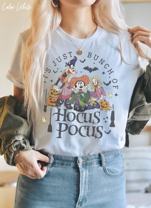 Three Witches Squad Hocus Halloween SweatShirt, Mickey  Sanderson Sisters Shirt, Halloween Shirt