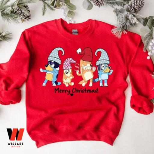 Bluey Merry Christmas Family Sweatshirt, Blueymas Sweatshirt