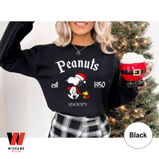 Snoopy Peanuts Est 1950 Christmas Sweatshirt