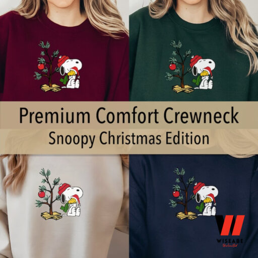 Snoopy Christmas Sweatshirt, Cute Peanuts Fans Gift