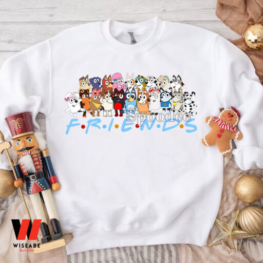 Bluey Friends Christmas Sweatshirt, Friends Matching Christmas