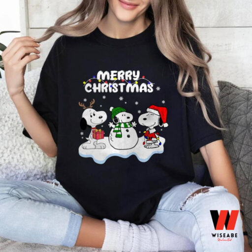Merry Christmas Snoopy Cartoon Christmas Sweatshirt