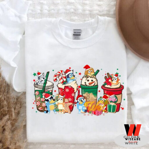 Bluey Christmas Coffee Cup Sweatshirt