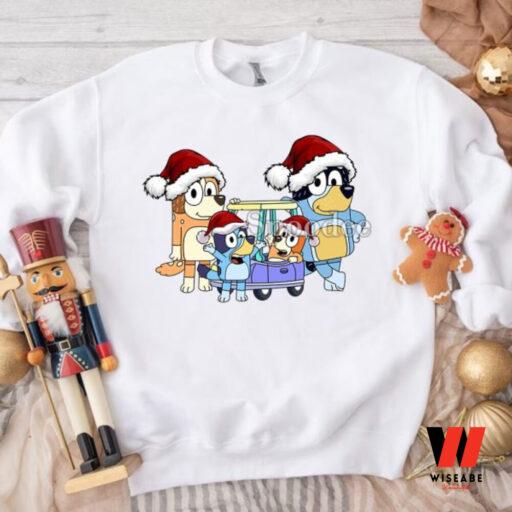 Bluey Family Christmas Sweatshirt, Mom Bluey Sweatshirt