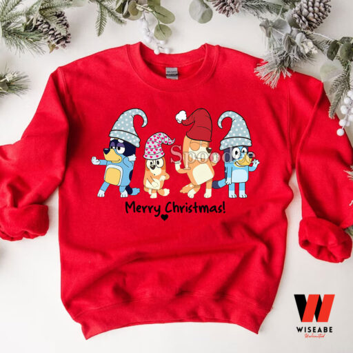 Bluey Merry Christmas Family Sweatshirt, Blueymas Sweatshirt