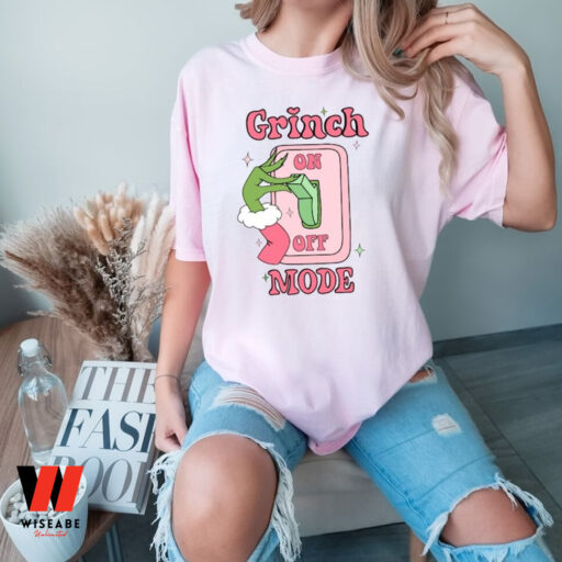 Christmas Grich Hand Sweatshirt, Grinch Mode On Shirt