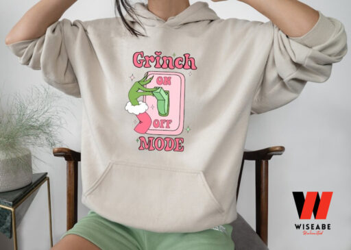 Christmas Grich Hand Sweatshirt, Grinch Mode On Shirt