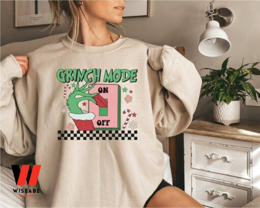 Christmas Hand Grinch Mode Funny Sweatshirt