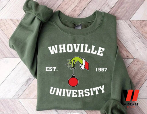 Christmas Whoville University Est 1957 Sweatshirt, Christmas Party Shirt