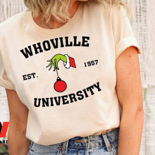 Christmas Whoville University Est 1957 Sweatshirt, Christmas Party Shirt