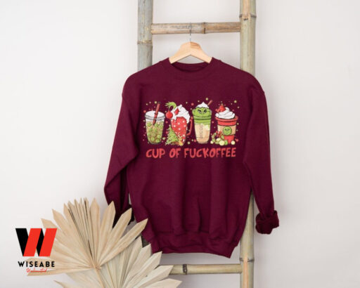 Cup of Fuckoffee Grinch Sweatshirt Hoodie, Grinchmas Sweatshirts