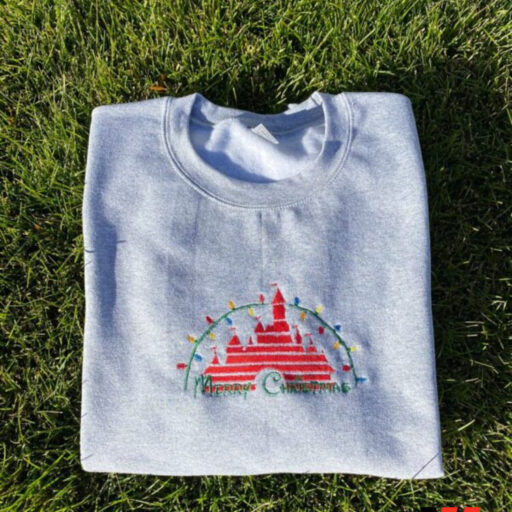 Disney Embroidered Sweatshirt, Merry Christmas Gift