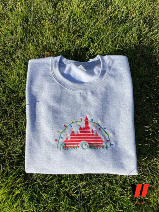 Disney Embroidered Sweatshirt, Merry Christmas Gift