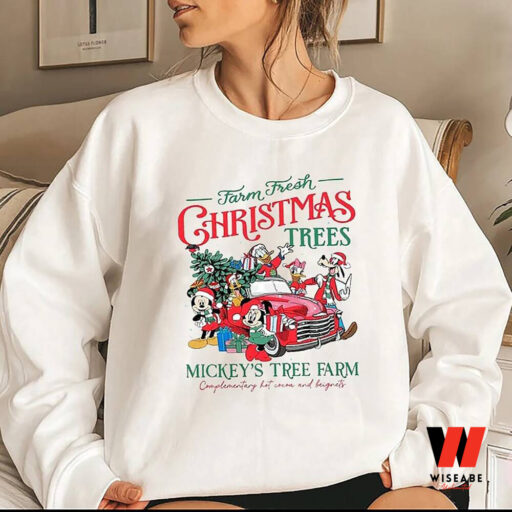Disney Mickey’s Tree Farm Sweatshirt, Christmas Shirt