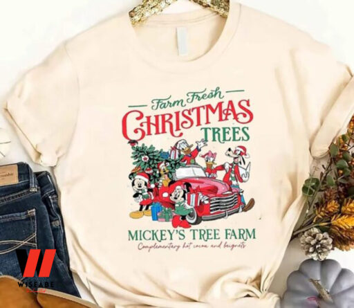 Disney Mickey’s Tree Farm Sweatshirt, Christmas Shirt