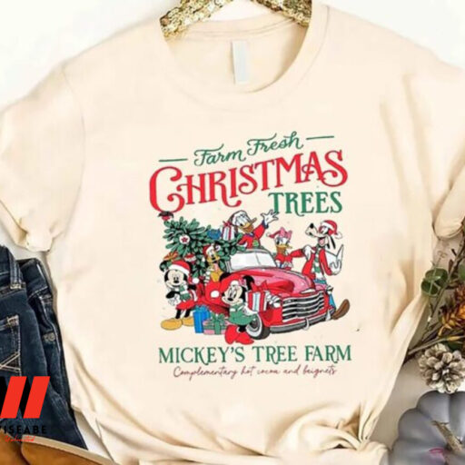 Disney Mickey's Tree Farm Sweatshirt, Christmas Shirt