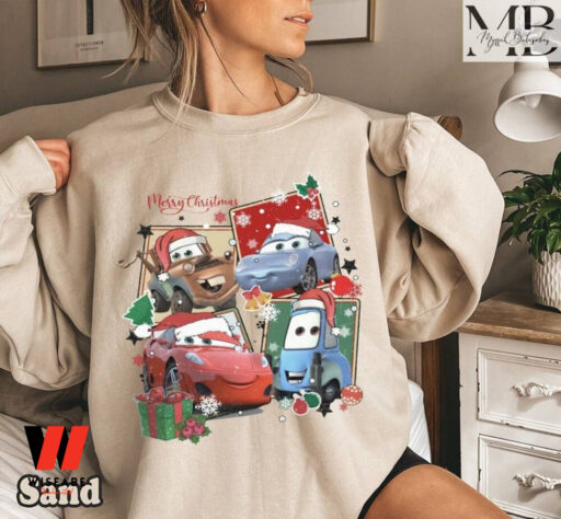 Disney Pixar Cars Merry Christmas Shirts