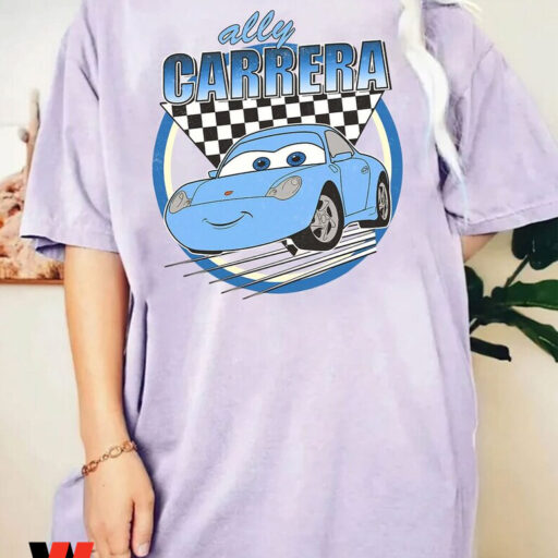 Disney Sally Carrera Shirt, Disney Pixar Cars Shirts