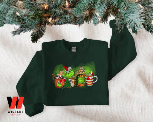 Family Grinch Christmas Coffee Sweatshirt, Grinch Coffee Sweatshirt