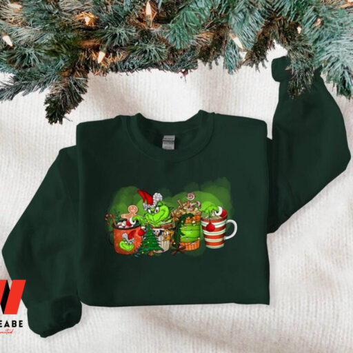 Family Grinch Christmas Coffee Sweatshirt, Grinch Coffee Sweatshirt