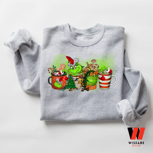 Family Grinch Christmas Coffee Sweatshirt, Grinch Coffee Cup