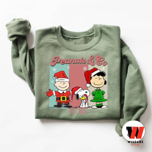 Charlie Brown Snoopy Christmas Sweatshirt, Peanuts Christmas Shirt