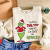 Grinch Christmas I Just Took A DNA Test Sweatshirt