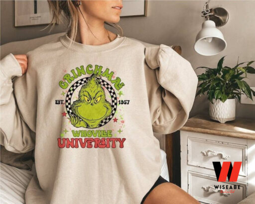 Grinch Christmas Whoville University Sweatshirt