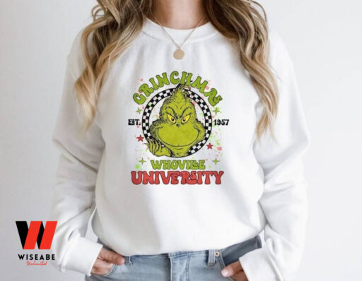 Grinch Christmas Whoville University Sweatshirt