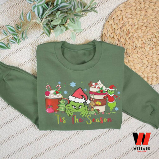 Grinch Coffee Sweatshirt, Funny Grinch Christmas Sweatshirt