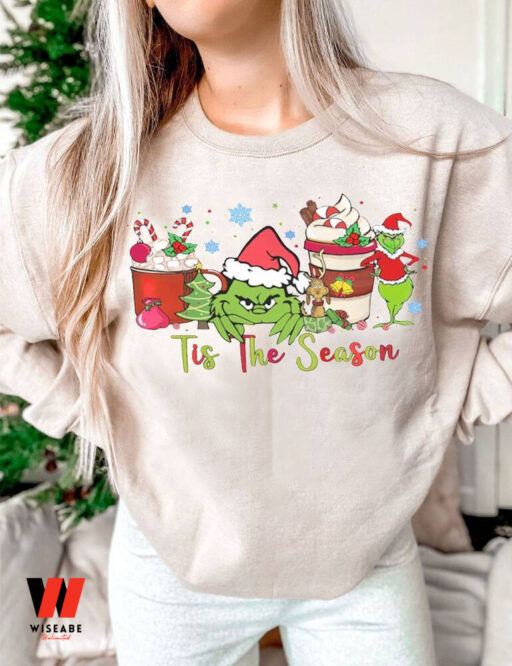 Grinch Coffee Sweatshirt, Funny Grinch Christmas  Sweatshirt