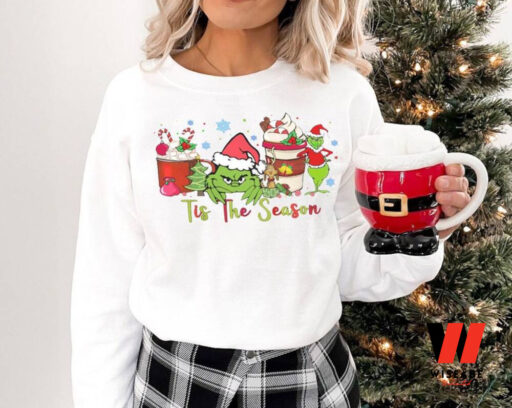 Grinch Coffee Sweatshirt, Funny Grinch Christmas  Sweatshirt