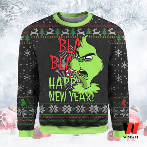 Happy New year Grinch 3D Ugly Christmas Sweater