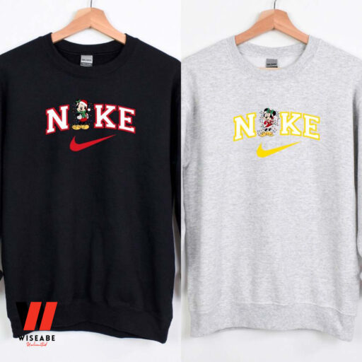 Mickey + Minnie Nike Couple Christmas Sweatshirt