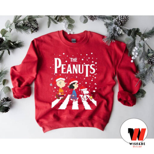 The Peanuts  Snoopy Sweatshirt, Snoopy Christmas Sweatshirt